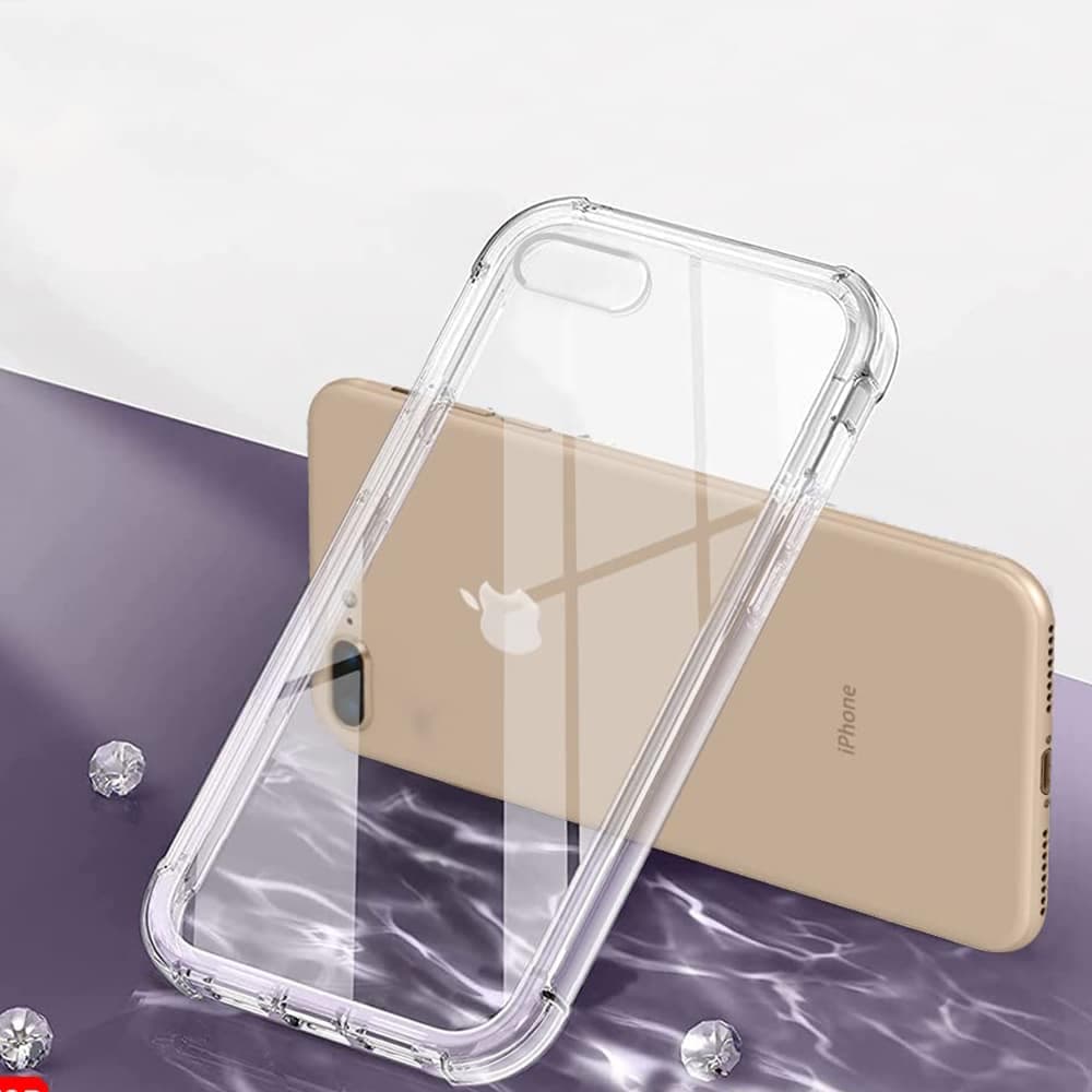 Techsuit Shockproof Clear Silicone - θήκη για Apple iPhone 7 Plus / 8 - Διάφανο 2