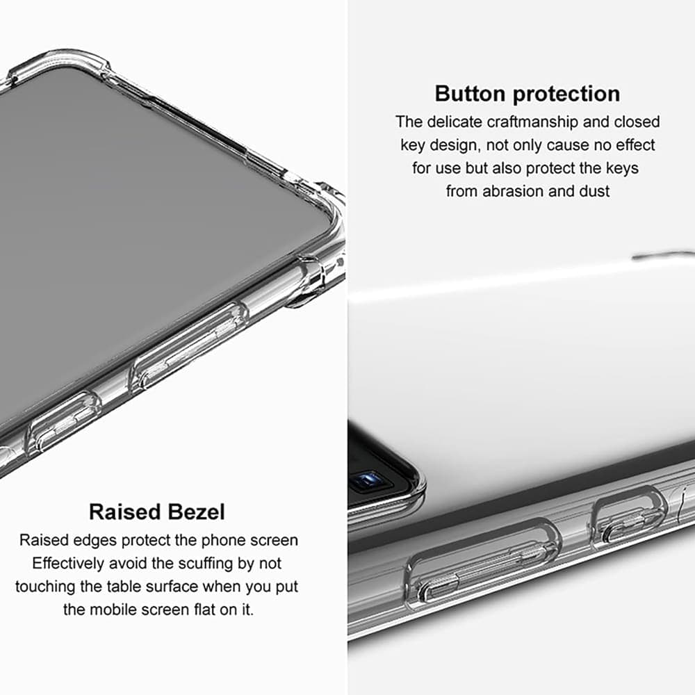 Techsuit Shockproof Clear Silicone - Motorola Edge 40 Neo - Διάφανο 4