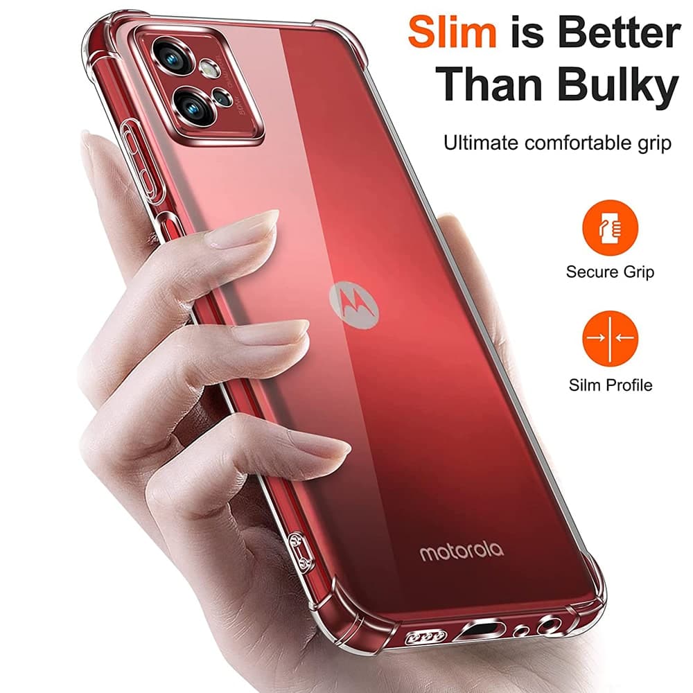 Techsuit Shockproof Clear Silicone - Motorola Moto G32 - Διάφανο 2