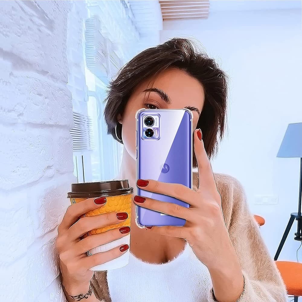 Techsuit Shockproof Clear Silicone - Motorola Edge 30 Neo - Διάφανο 6