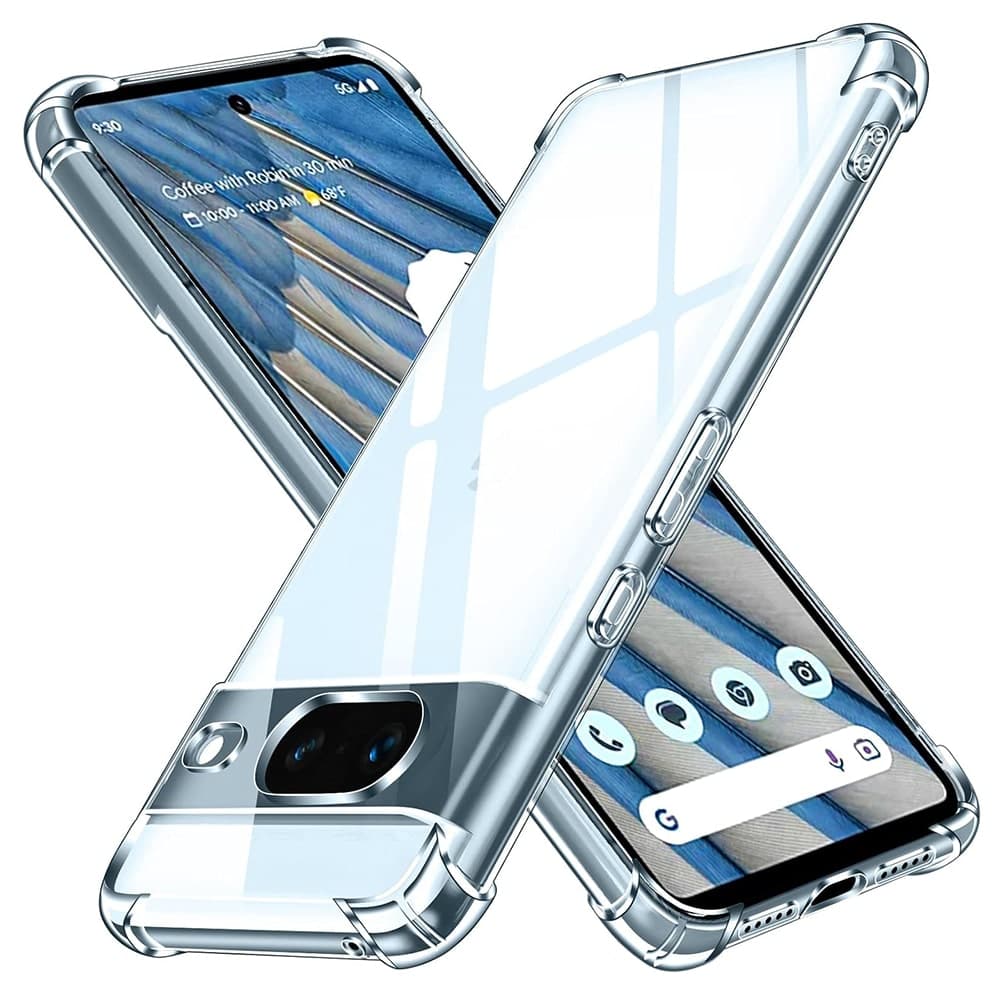 Techsuit Shockproof Clear Silicone - Google Pixel 8a - Διάφανο