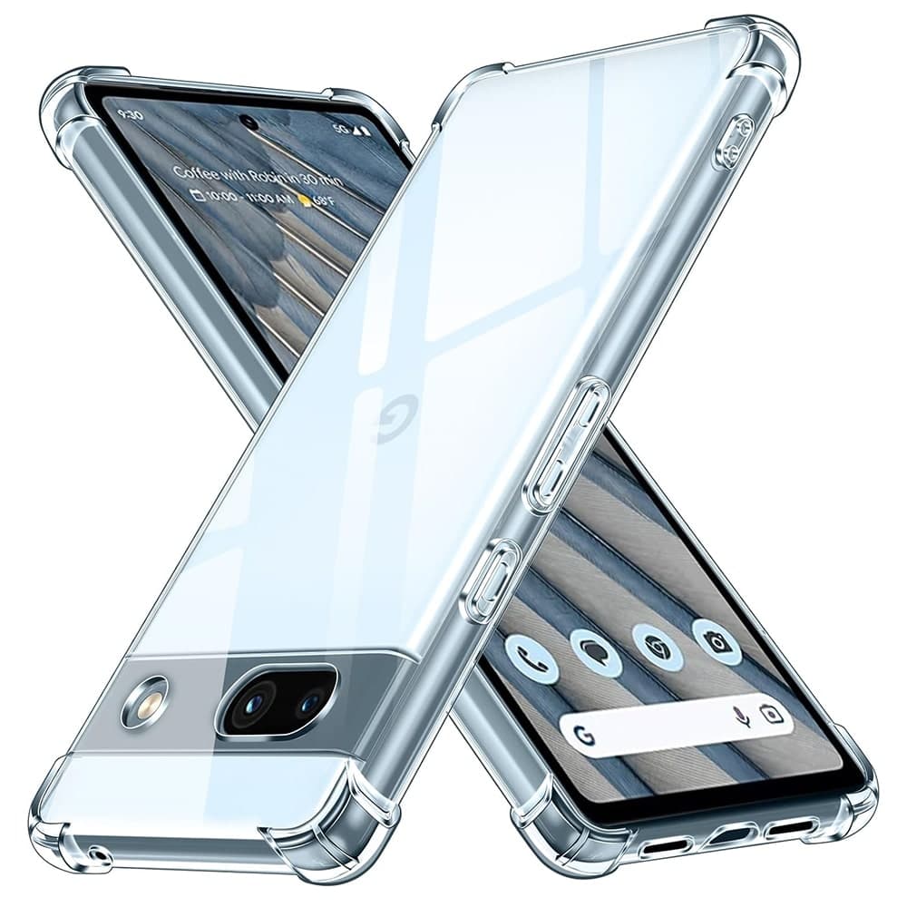 Techsuit Shockproof Clear Silicone - Google Pixel 7a - Διάφανο