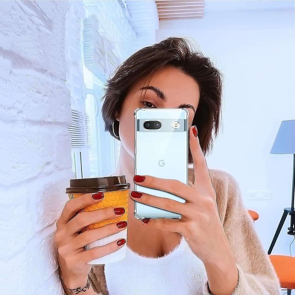 Techsuit Shockproof Clear Silicone - Google Pixel 7a - Διάφανο 5