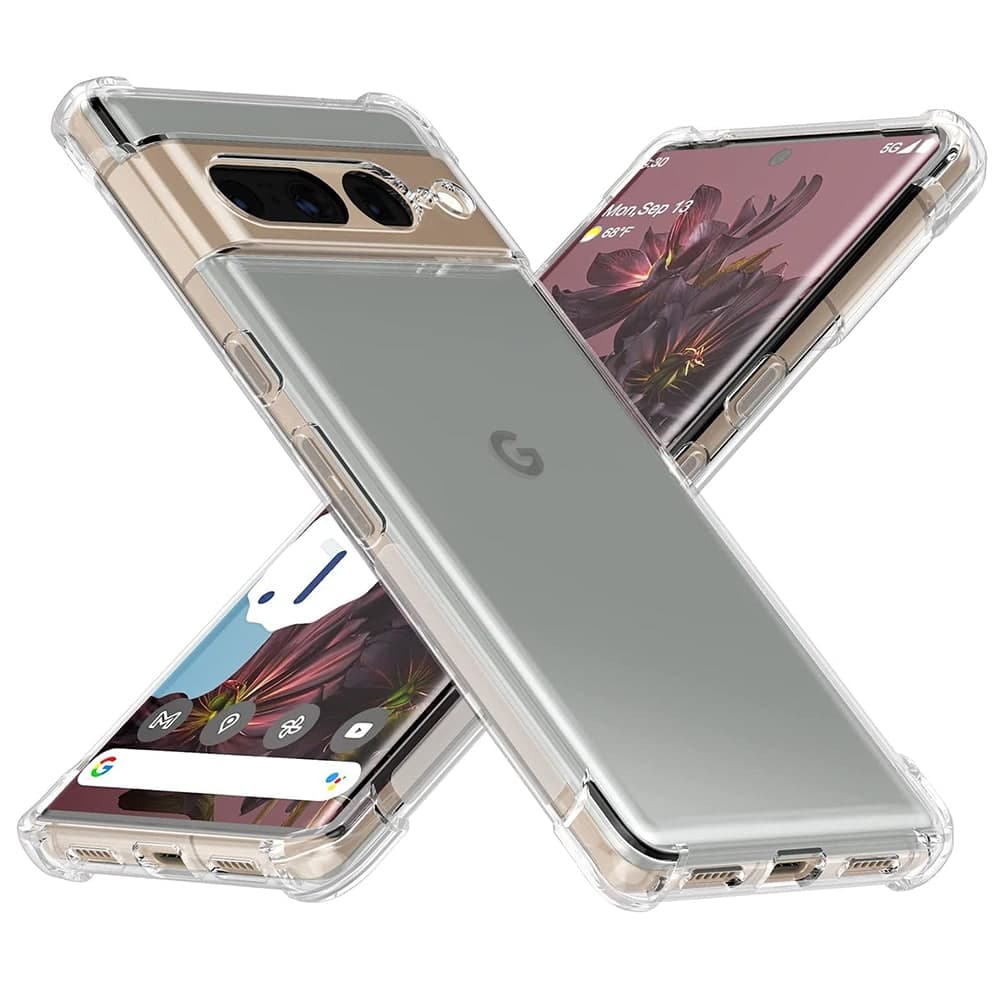 Techsuit Shockproof Clear Silicone - Google Pixel 7 Pro - Διάφανο