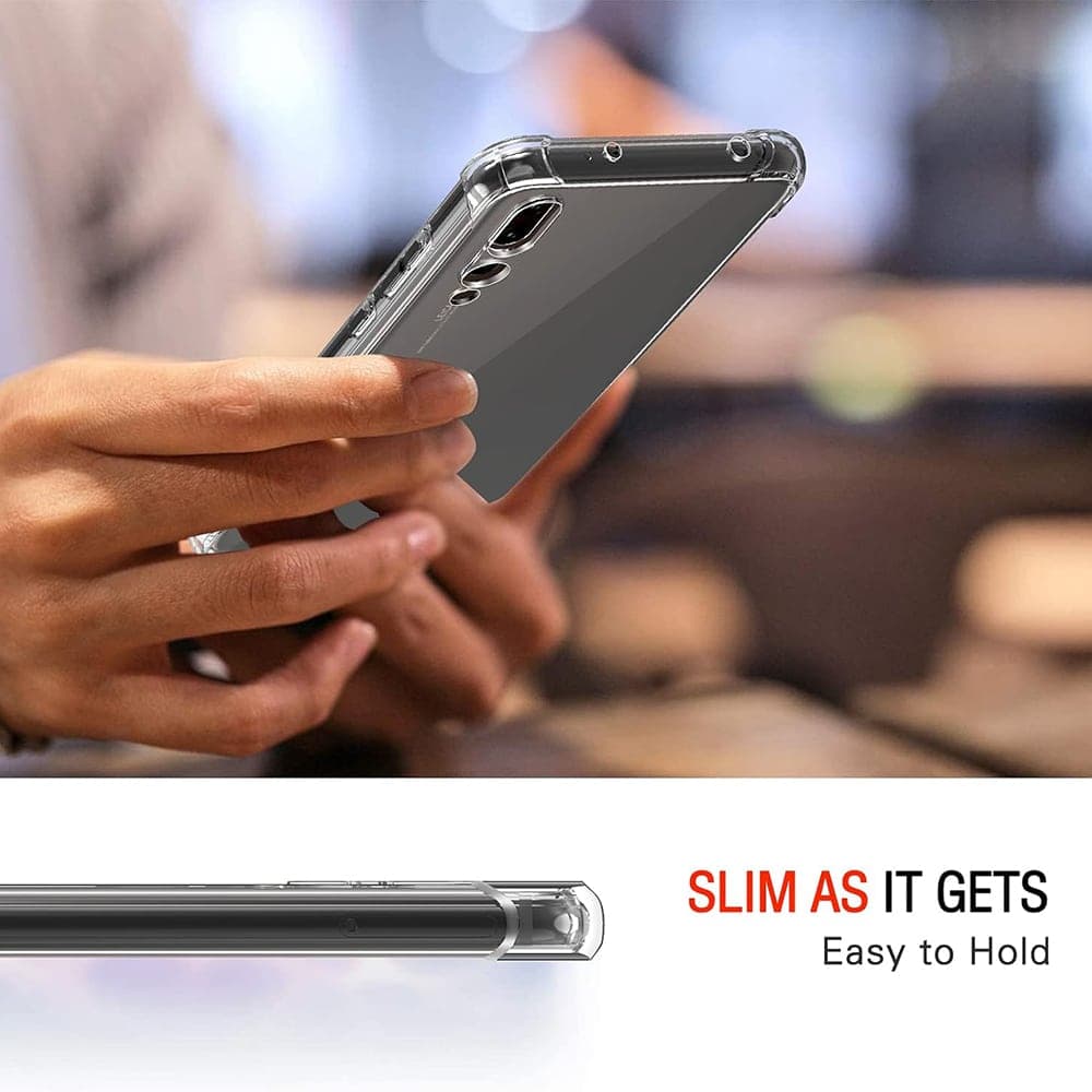 Techsuit Shockproof Clear Silicone - θήκη για Huawei P20 Pro - Διάφανο 2