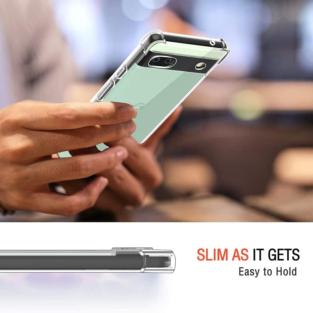 Techsuit Shockproof Clear Silicone - Google Pixel 6a - Διάφανο 5