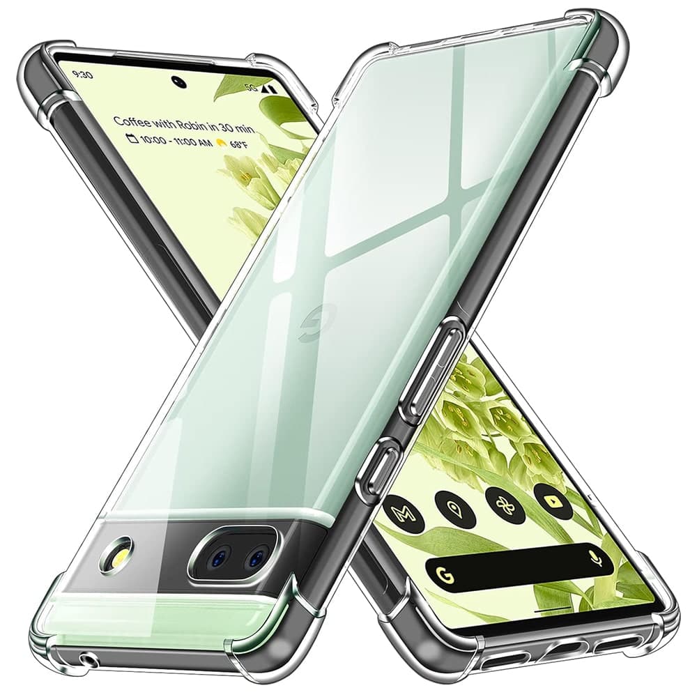 Techsuit Shockproof Clear Silicone - Google Pixel 6a - Διάφανο