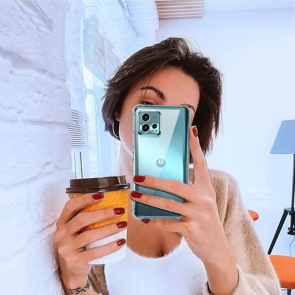 Techsuit Shockproof Clear Silicone - Motorola Moto G72 - Διάφανο 6