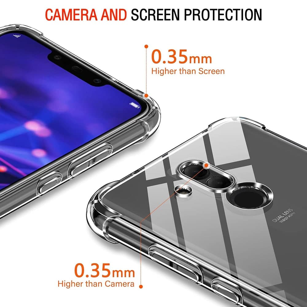 Techsuit Shockproof Clear Silicone - θήκη για Huawei Mate 20 lite - Διάφανο 2