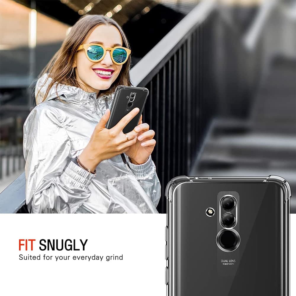 Techsuit Shockproof Clear Silicone - θήκη για Huawei Mate 20 lite - Διάφανο 6