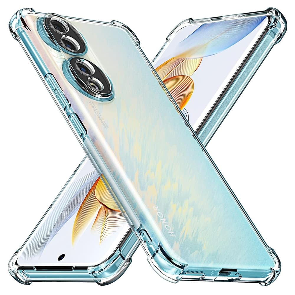 Techsuit Shockproof Clear Silicone - θήκη για Honor 90 Pro - Διάφανο