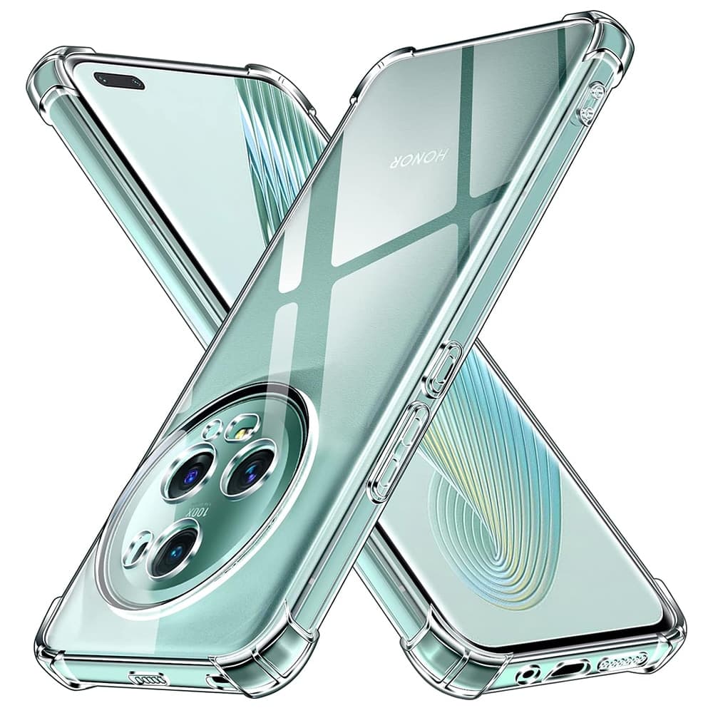 Techsuit Shockproof Clear Silicone - θήκη για Honor Magic5 Pro - Διάφανο
