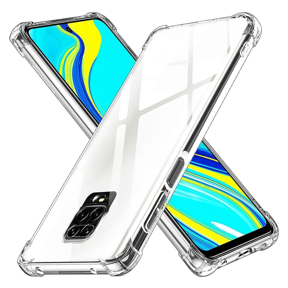 Techsuit Shockproof Clear Silicone - θήκη για Xiaomi Redmi Note 9S - Διάφανο