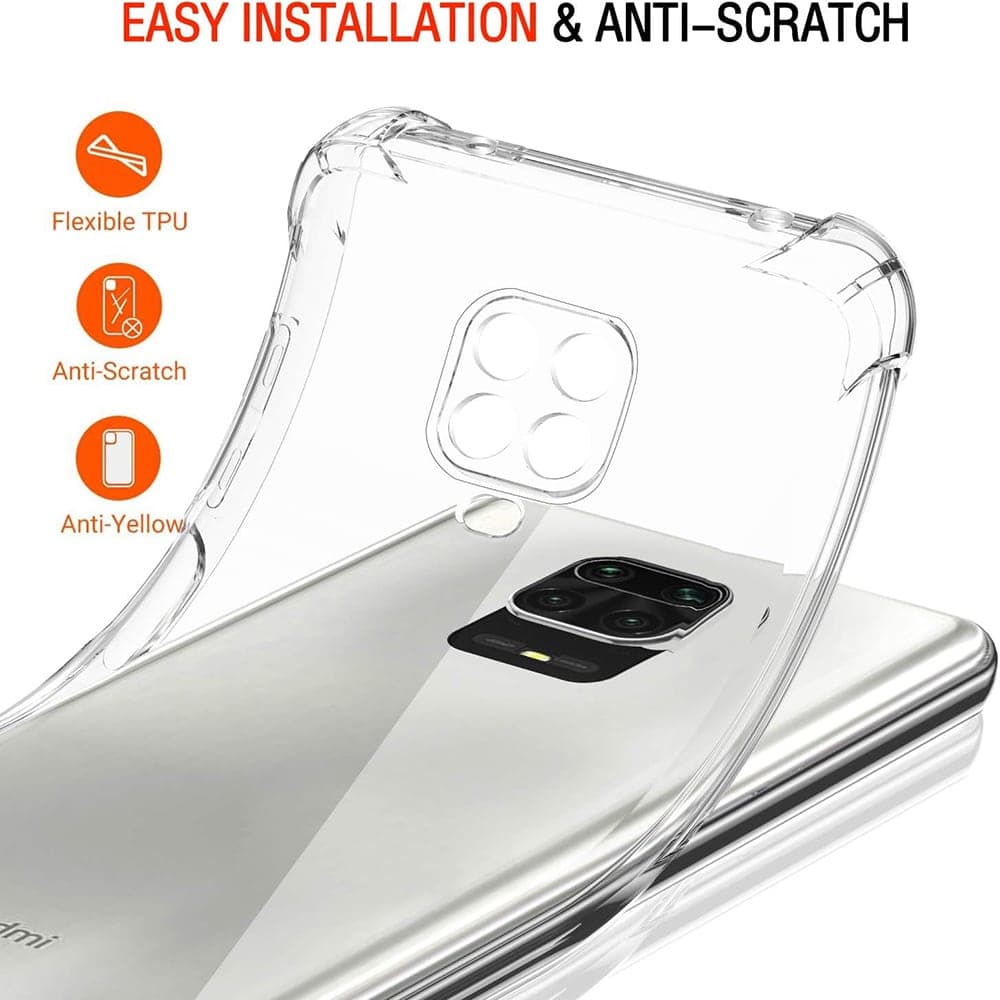 Techsuit Shockproof Clear Silicone - θήκη για Xiaomi Redmi Note 9S - Διάφανο 5