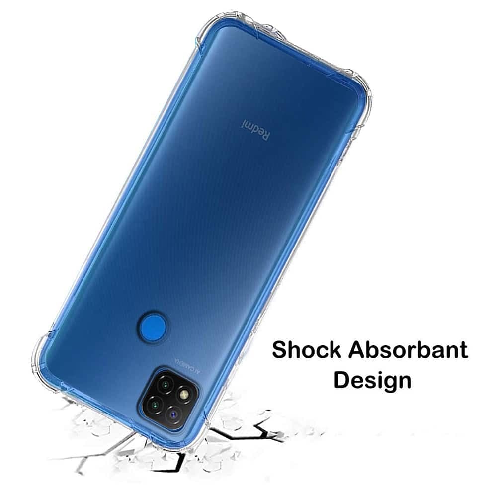Techsuit Shockproof Clear Silicone - θήκη για Xiaomi Redmi 9C - Διάφανο 2