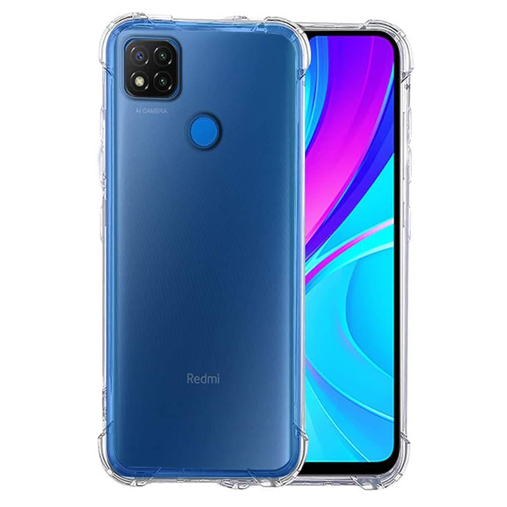 Techsuit Shockproof Clear Silicone - θήκη για Xiaomi Redmi 9C - Διάφανο