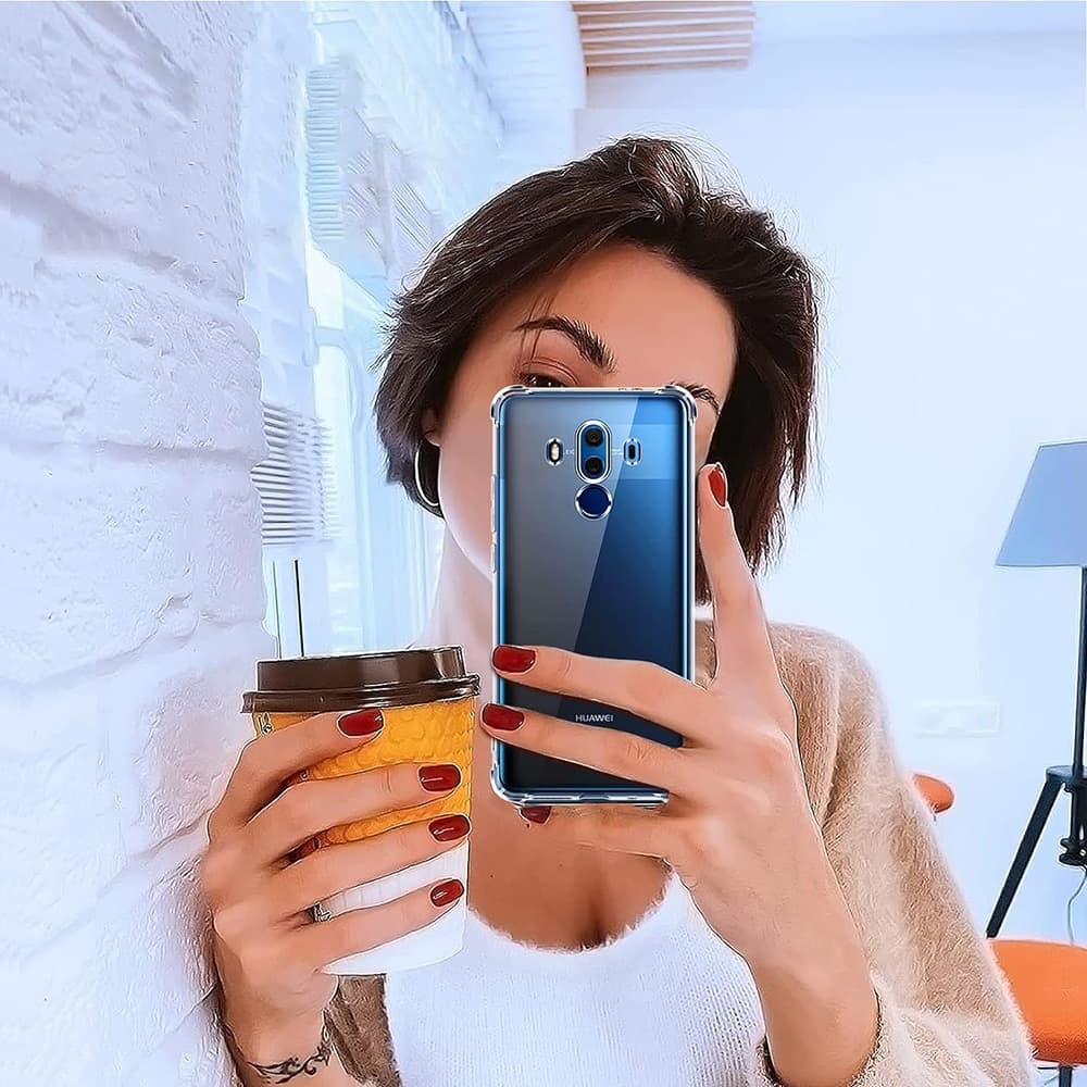 Techsuit Shockproof Clear Silicone - θήκη για Huawei Mate 10 Pro - Διάφανο 5