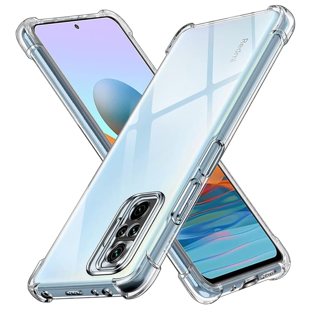 Techsuit Shockproof Clear Silicone - θήκη για Xiaomi Redmi Note 10 Pro - Διάφανο