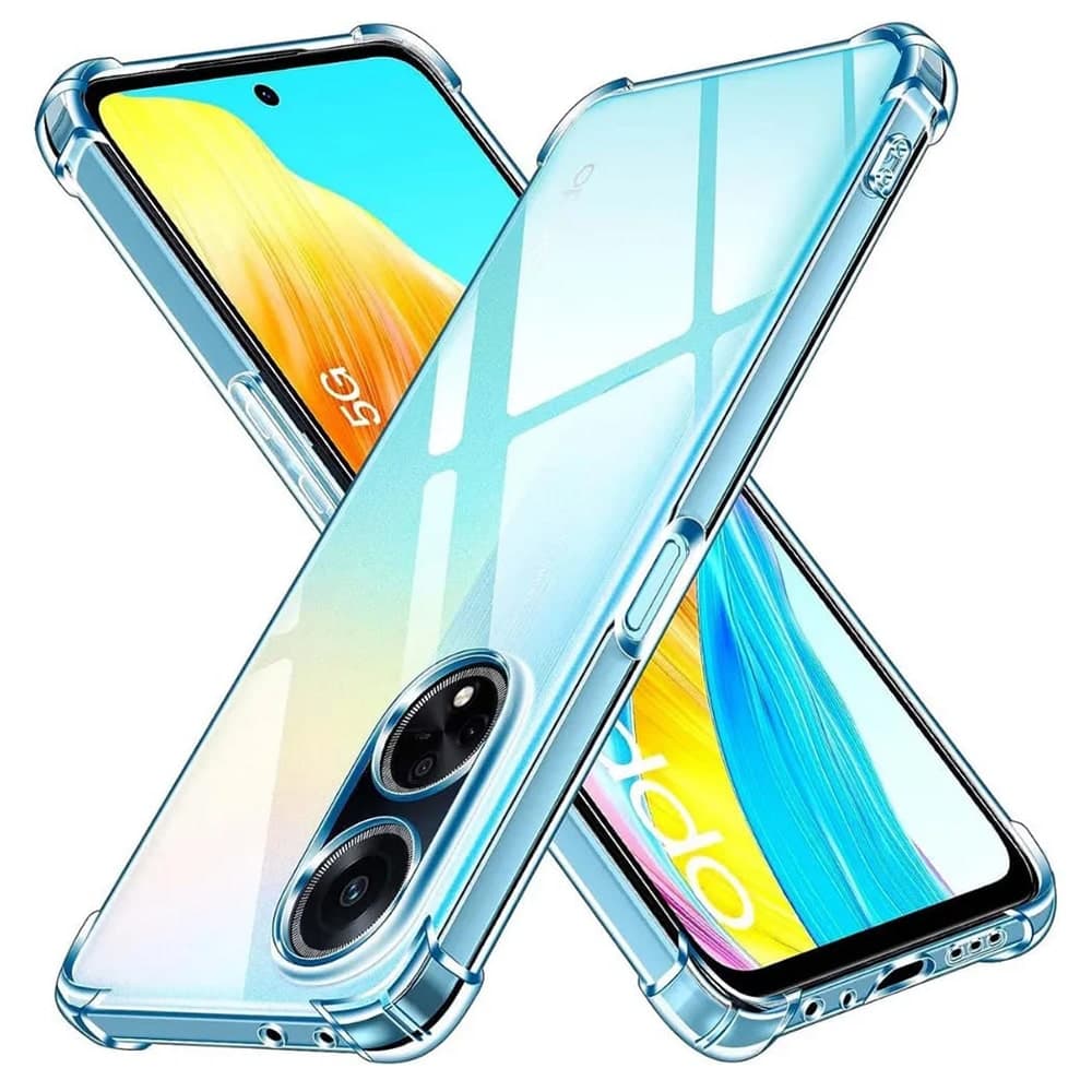Techsuit Shockproof Clear Silicone - θήκη για Oppo A98 - Διάφανο