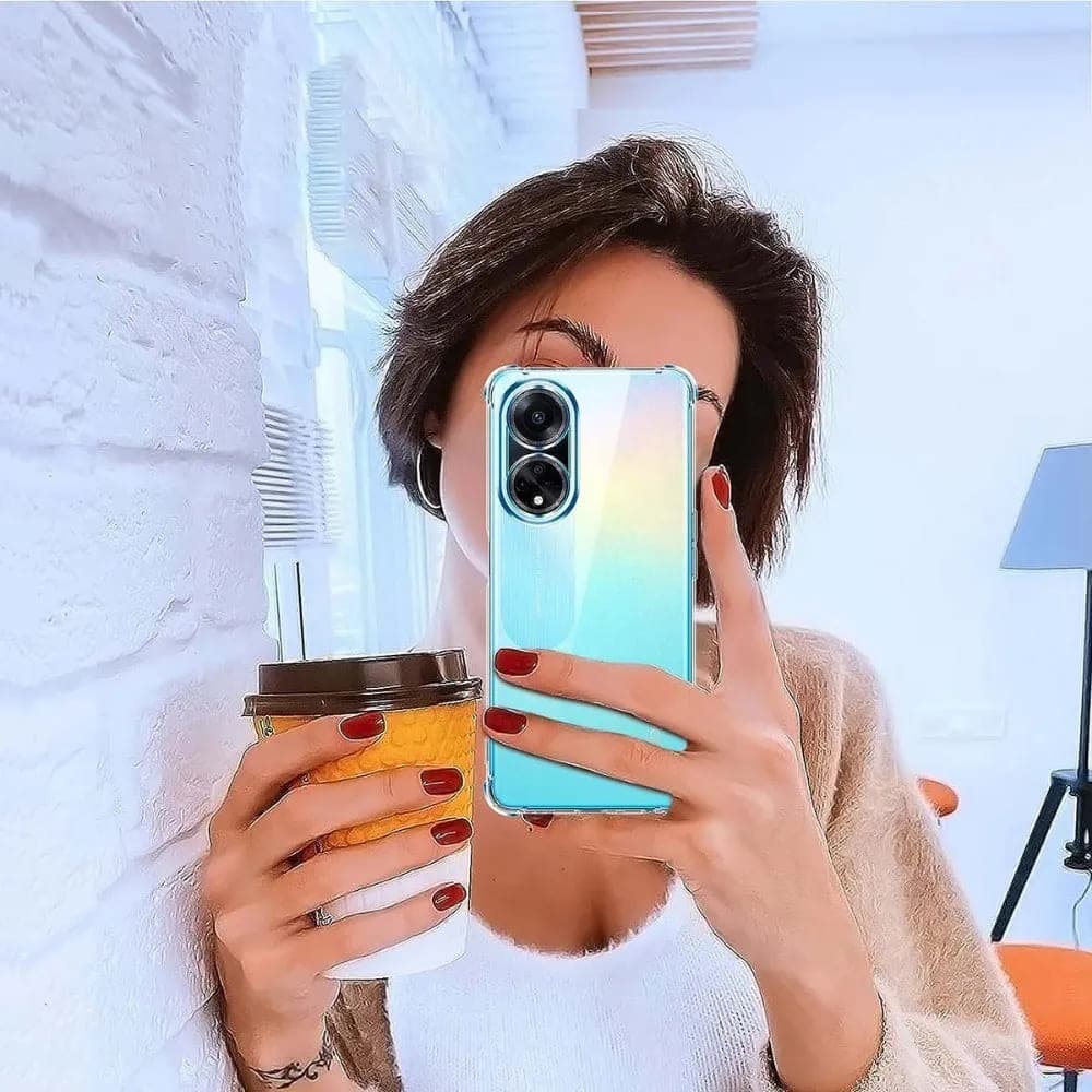 Techsuit Shockproof Clear Silicone - θήκη για Oppo A98 - Διάφανο 5