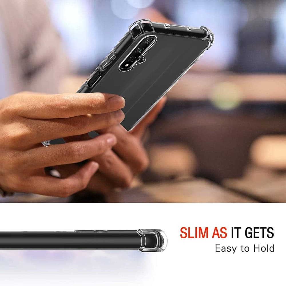 Techsuit Shockproof Clear Silicone - θήκη για Huawei nova 5T / Honor 20 - Διάφανο 4
