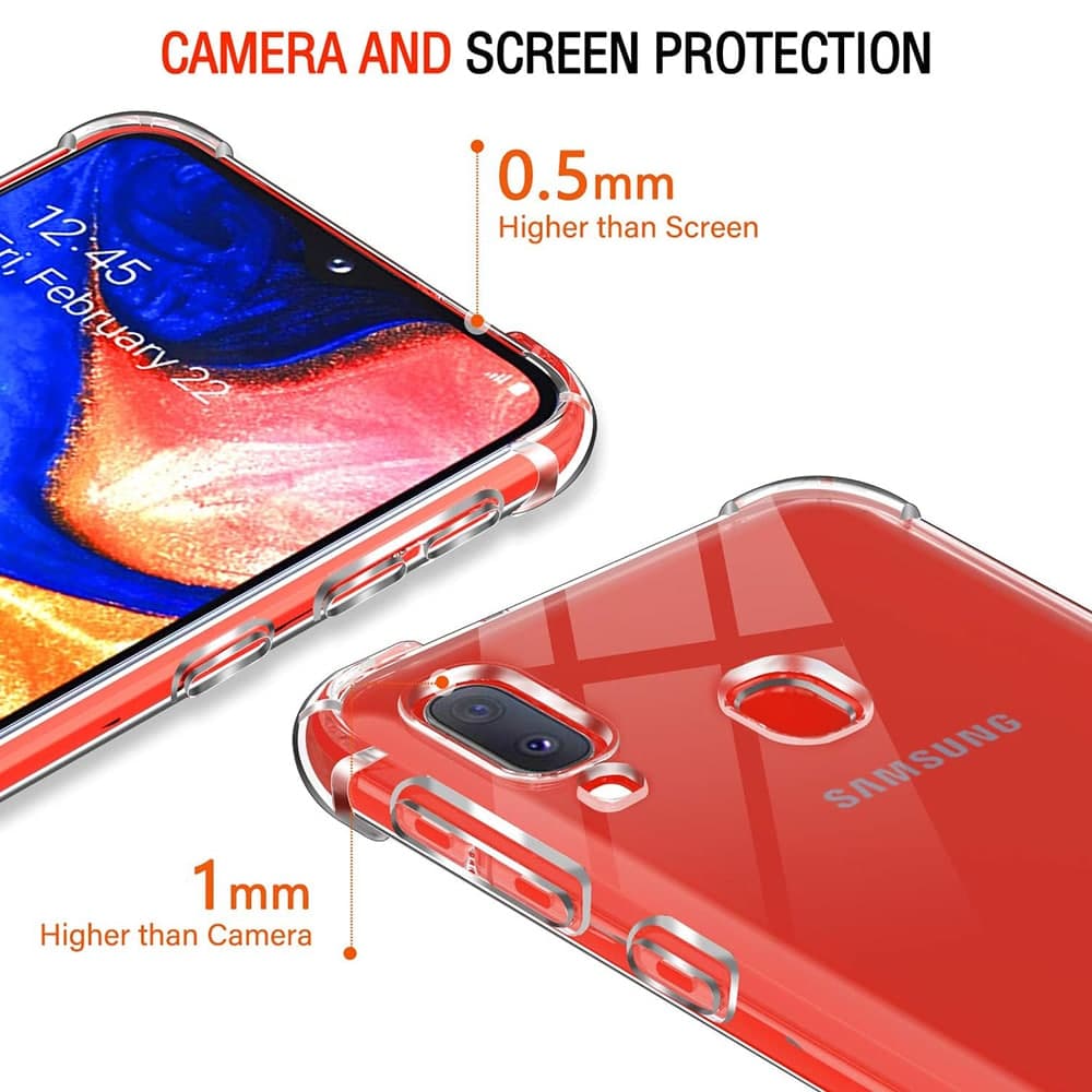 Techsuit Shockproof Clear Silicone - θήκη για Samsung Galaxy A20e - Διάφανο 6