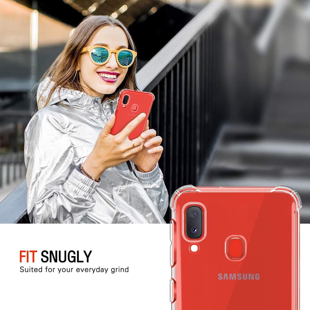 Techsuit Shockproof Clear Silicone - θήκη για Samsung Galaxy A20e - Διάφανο 5