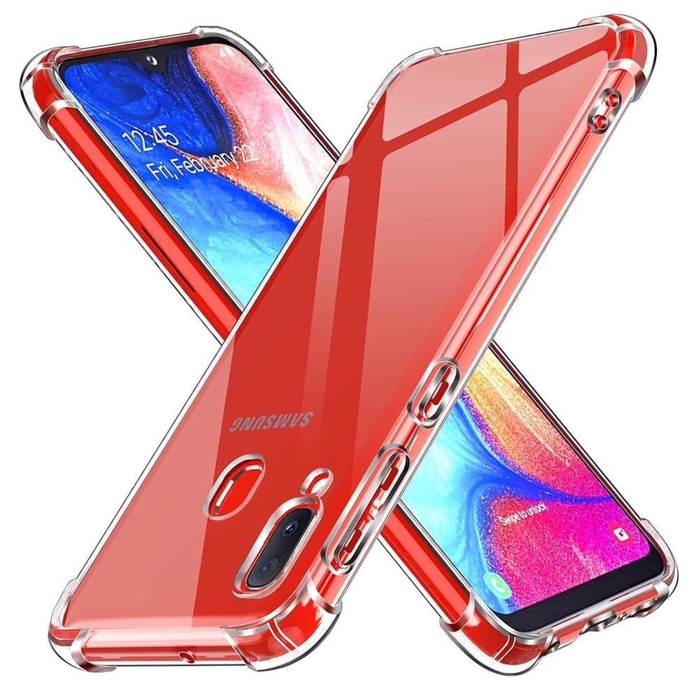 Techsuit Shockproof Clear Silicone - θήκη για Samsung Galaxy A20e - Διάφανο