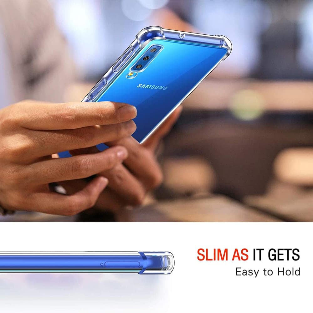 Techsuit Shockproof Clear Silicone - θήκη για Samsung Galaxy A7 (2018) - Διάφανο 6