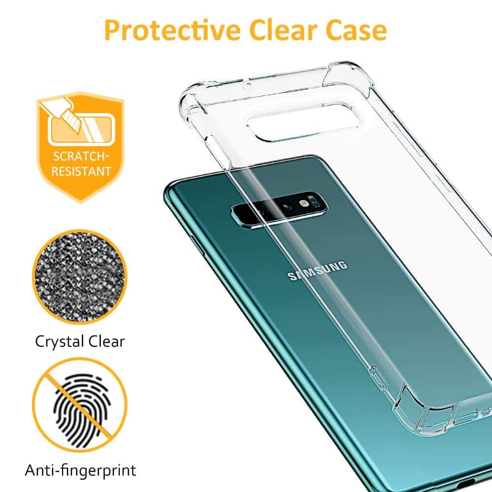 Techsuit Shockproof Clear Silicone - θήκη για Samsung Galaxy S10e - Διάφανο 3
