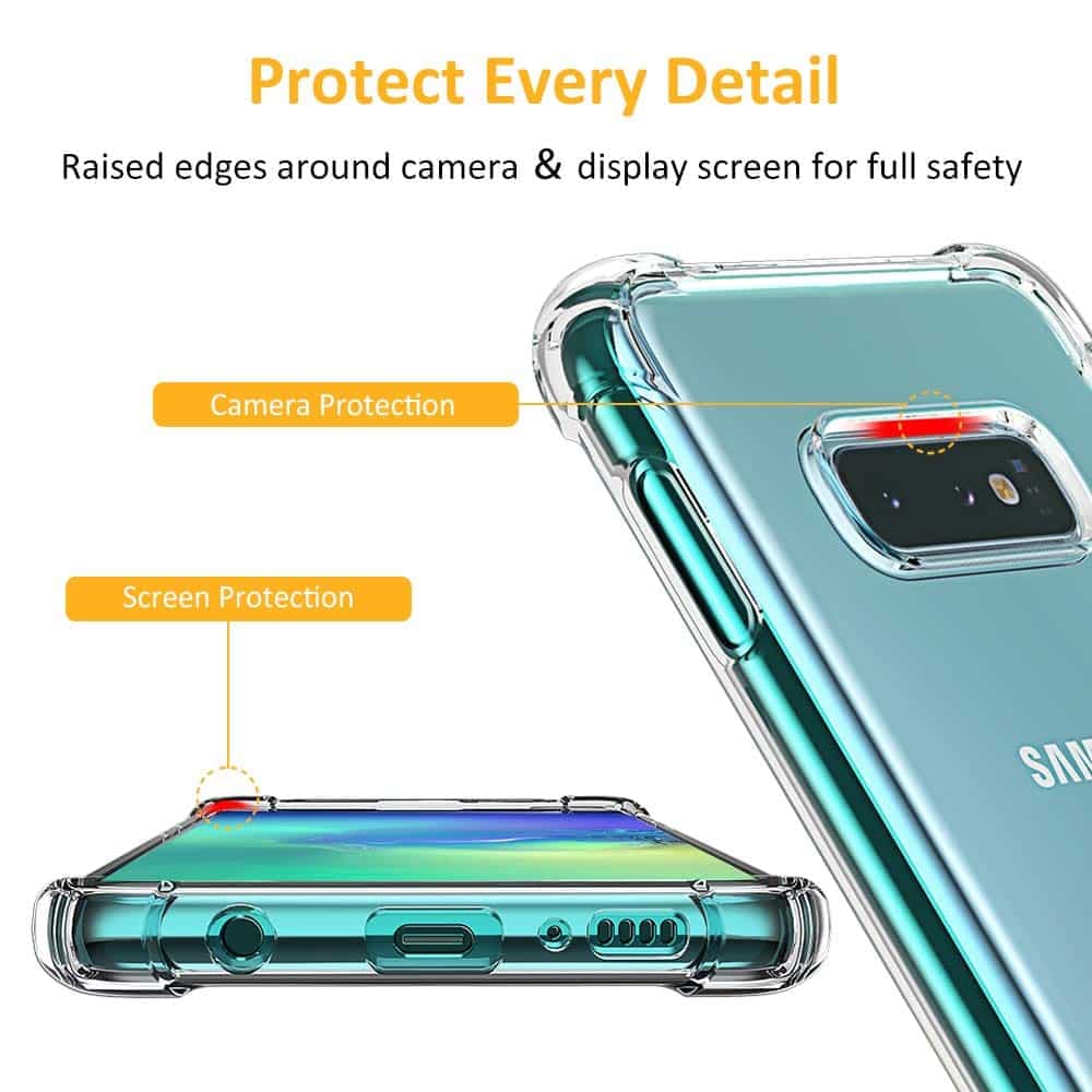 Techsuit Shockproof Clear Silicone - θήκη για Samsung Galaxy S10e - Διάφανο 5