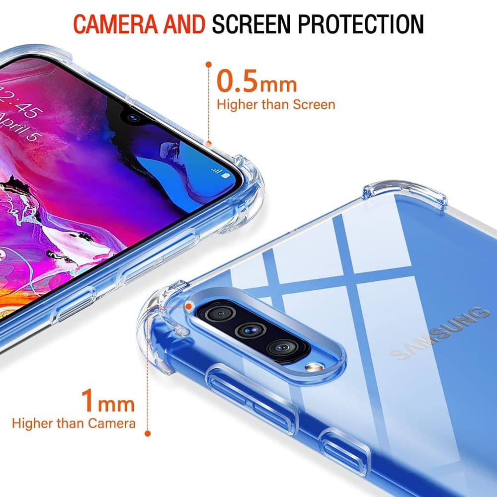 Techsuit - Shockproof Clear Silicone - Samsung Galaxy A30s / A50 A50s - Διάφανο 3