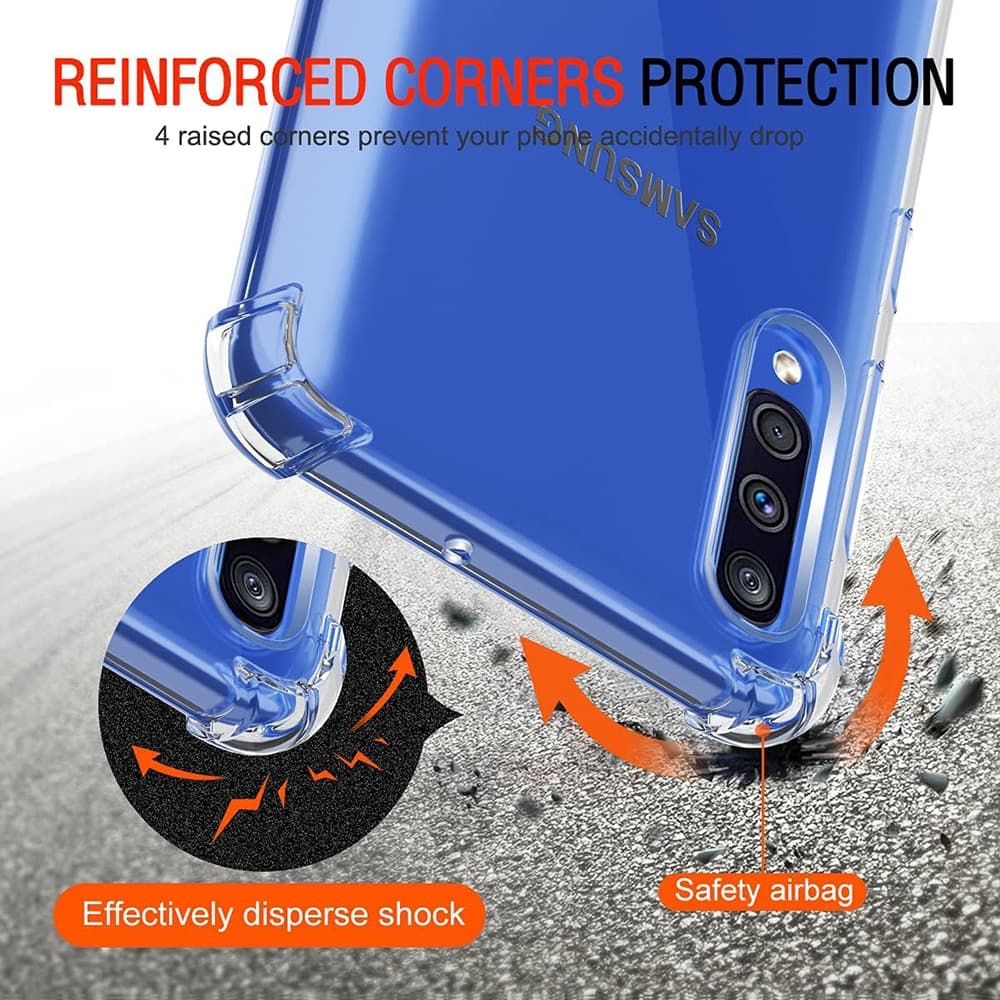Techsuit - Shockproof Clear Silicone - Samsung Galaxy A30s / A50 A50s - Διάφανο 5