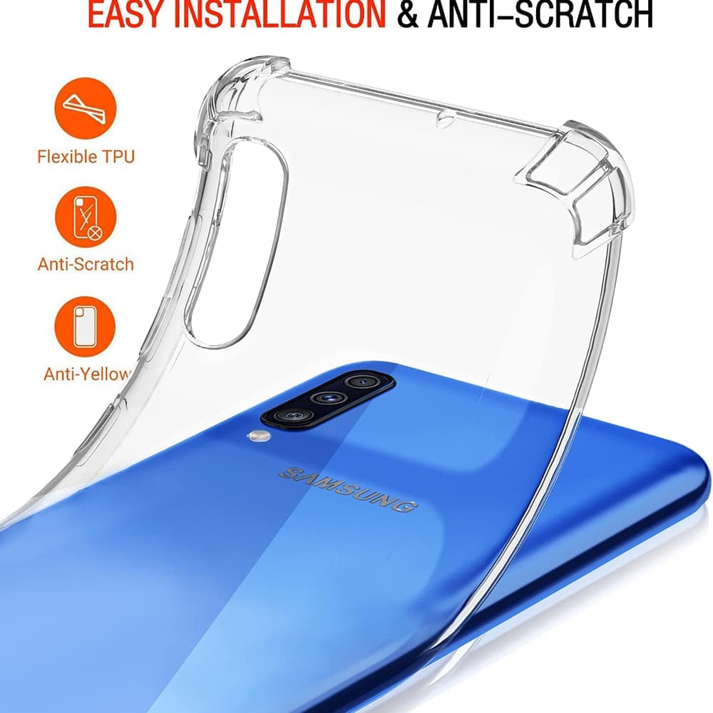 Techsuit - Shockproof Clear Silicone - Samsung Galaxy A30s / A50 A50s - Διάφανο 6