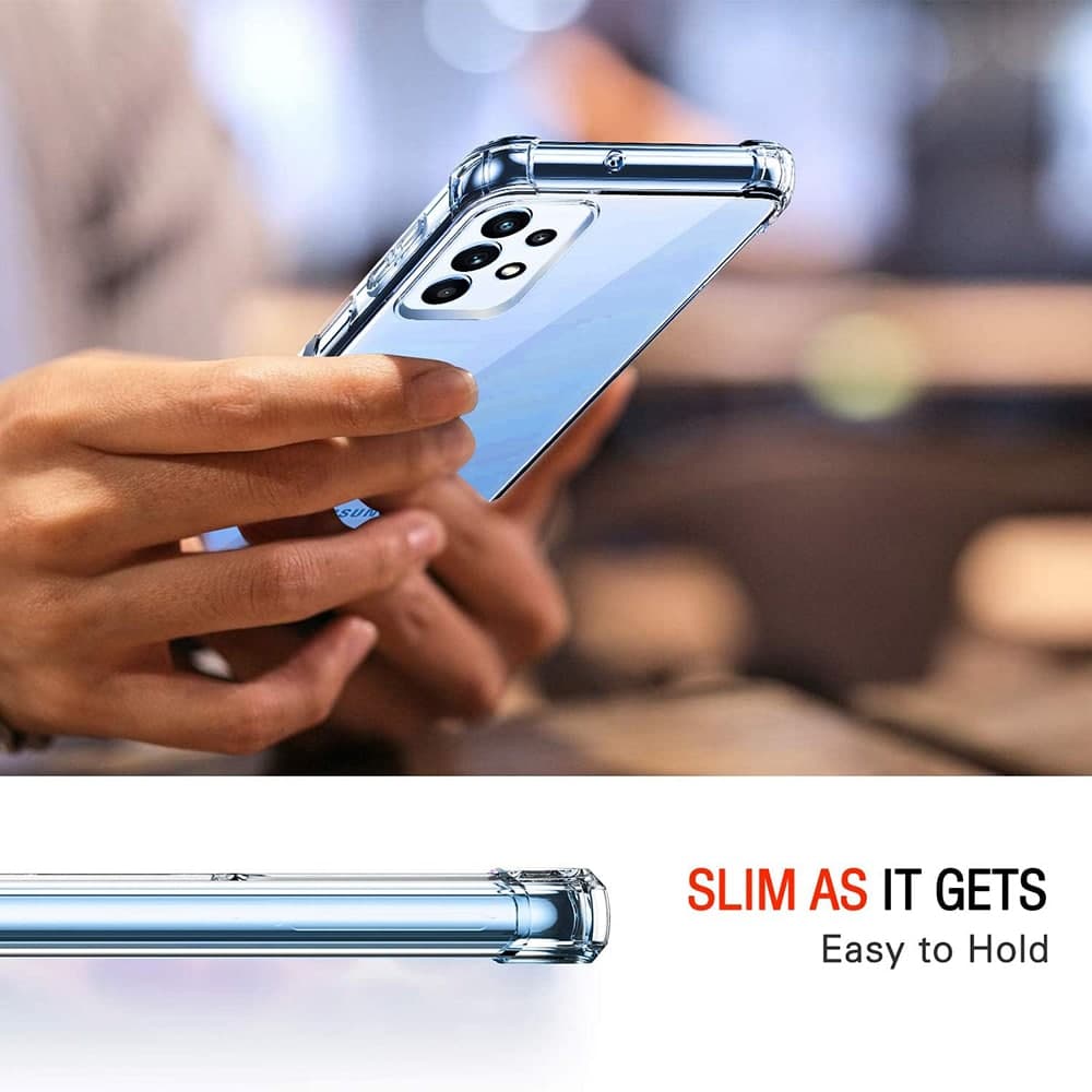 Techsuit Shockproof Clear Silicone - θήκη για Samsung Galaxy A32 - Διάφανο 3