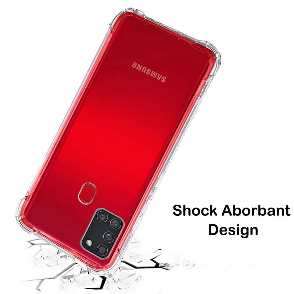 Techsuit Shockproof Clear Silicone - θήκη για Samsung Galaxy A21s - Διάφανο 2