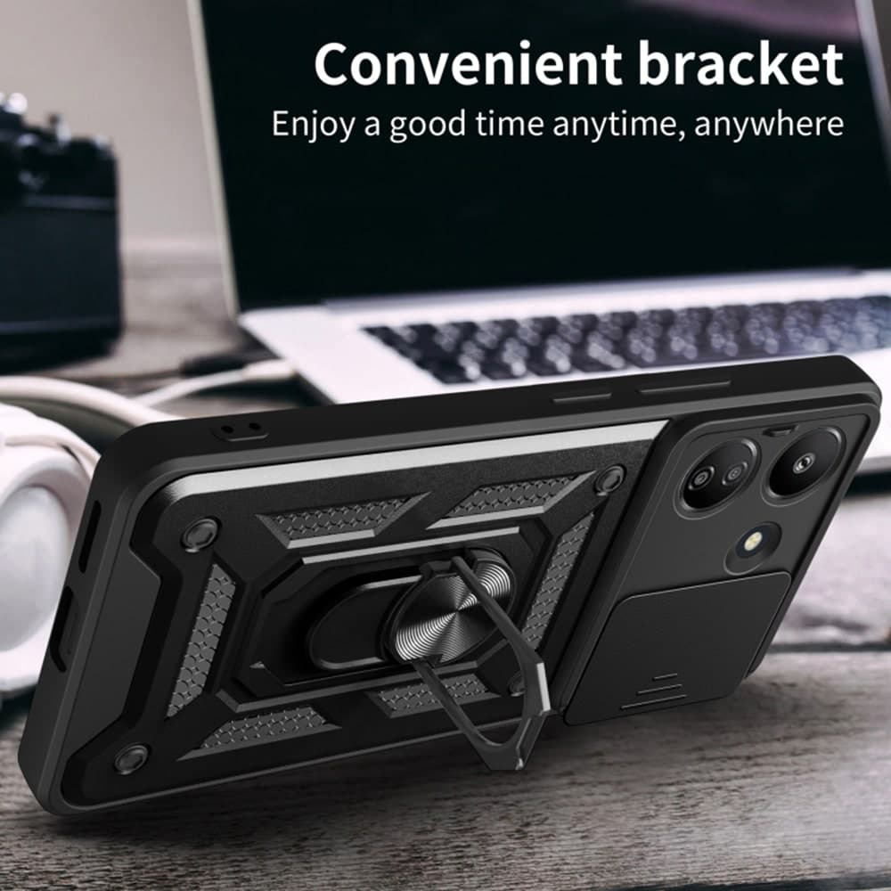 Techsuit CamShield Series - θήκη για Xiaomi Redmi 13C - Μαύρο 5