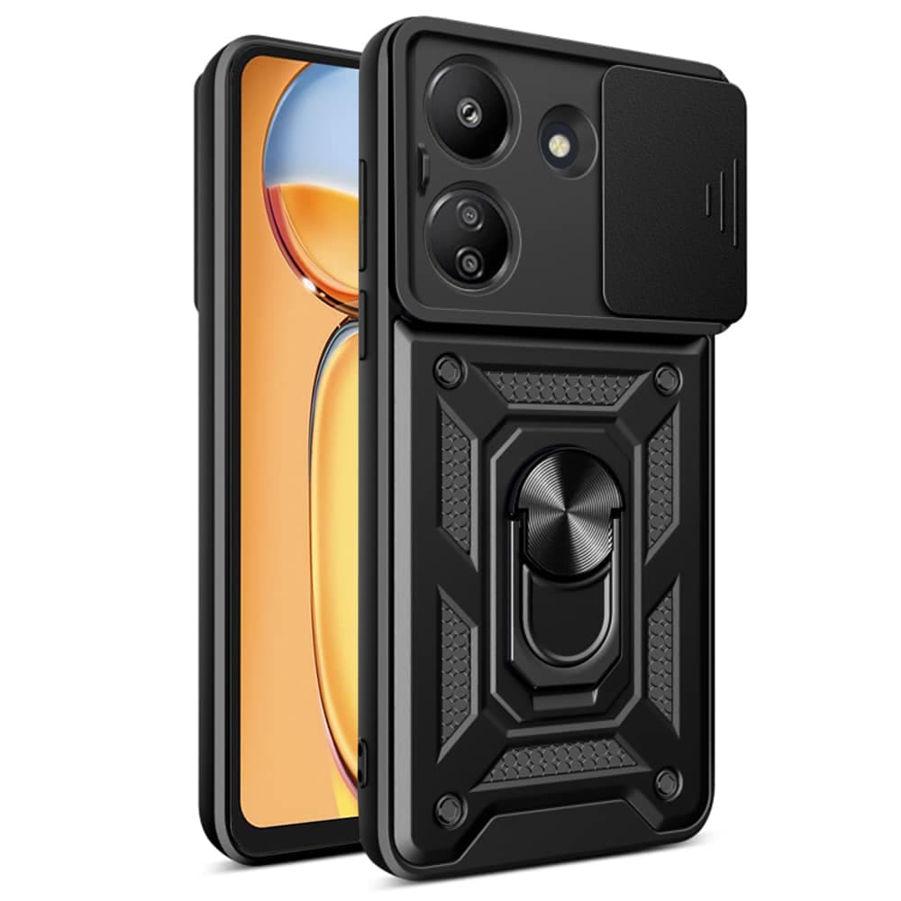 Techsuit CamShield Series - θήκη για Xiaomi Redmi 13C - Μαύρο