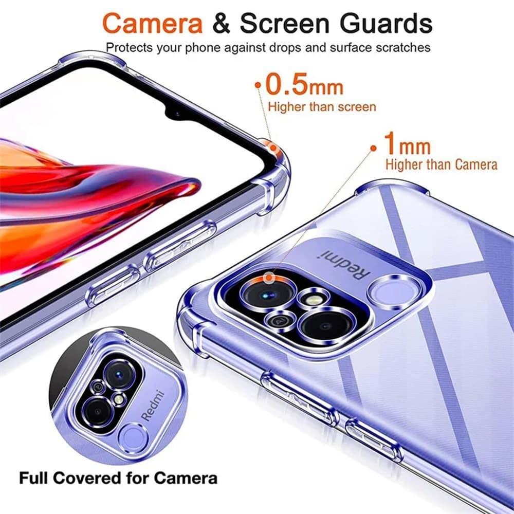 Techsuit Shockproof Clear Silicone - θήκη για Xiaomi Redmi Note 11 Pro 4G - Διάφανο 3