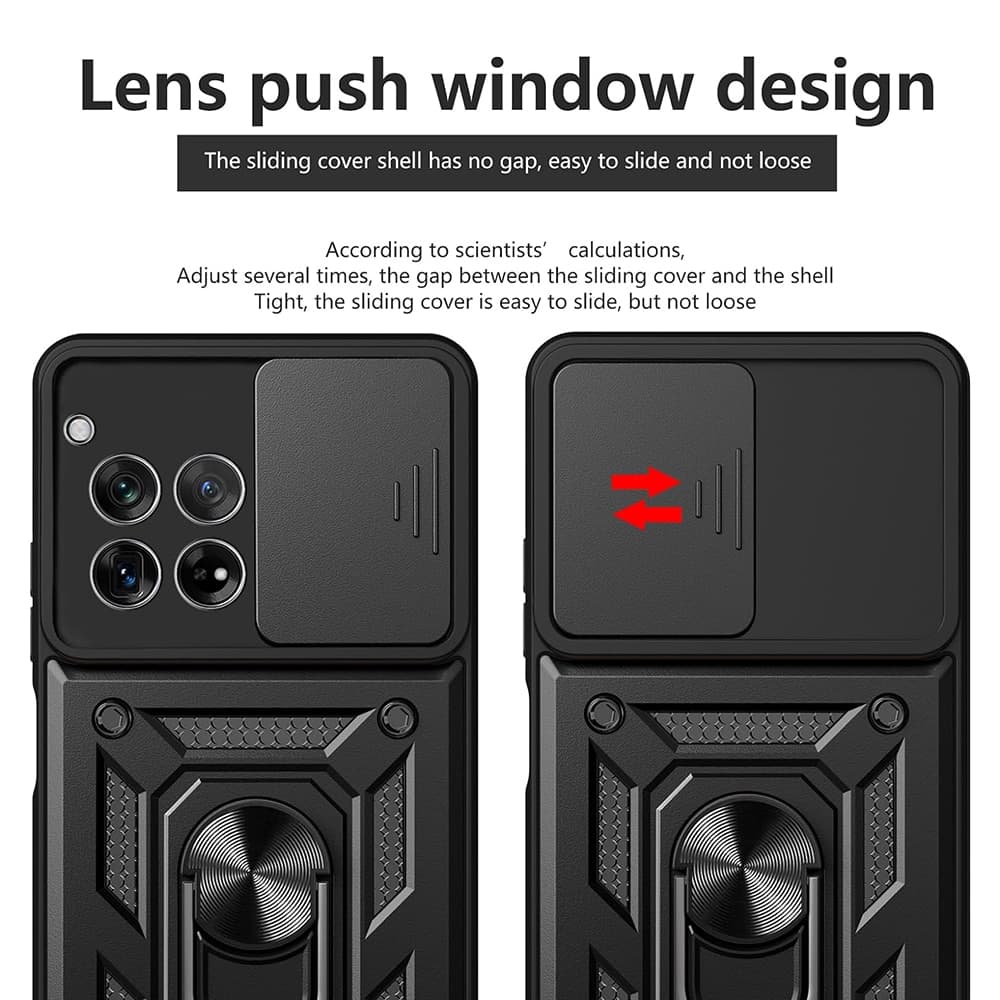 Techsuit CamShield Series - θήκη για Oneplus 12 - Μαύρο 4