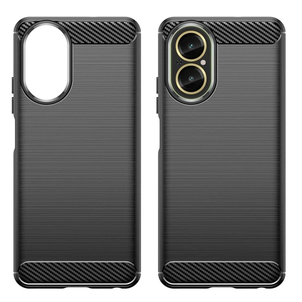 Techsuit Carbon Silicone - θήκη για Realme C67 4G - Μαύρο 3