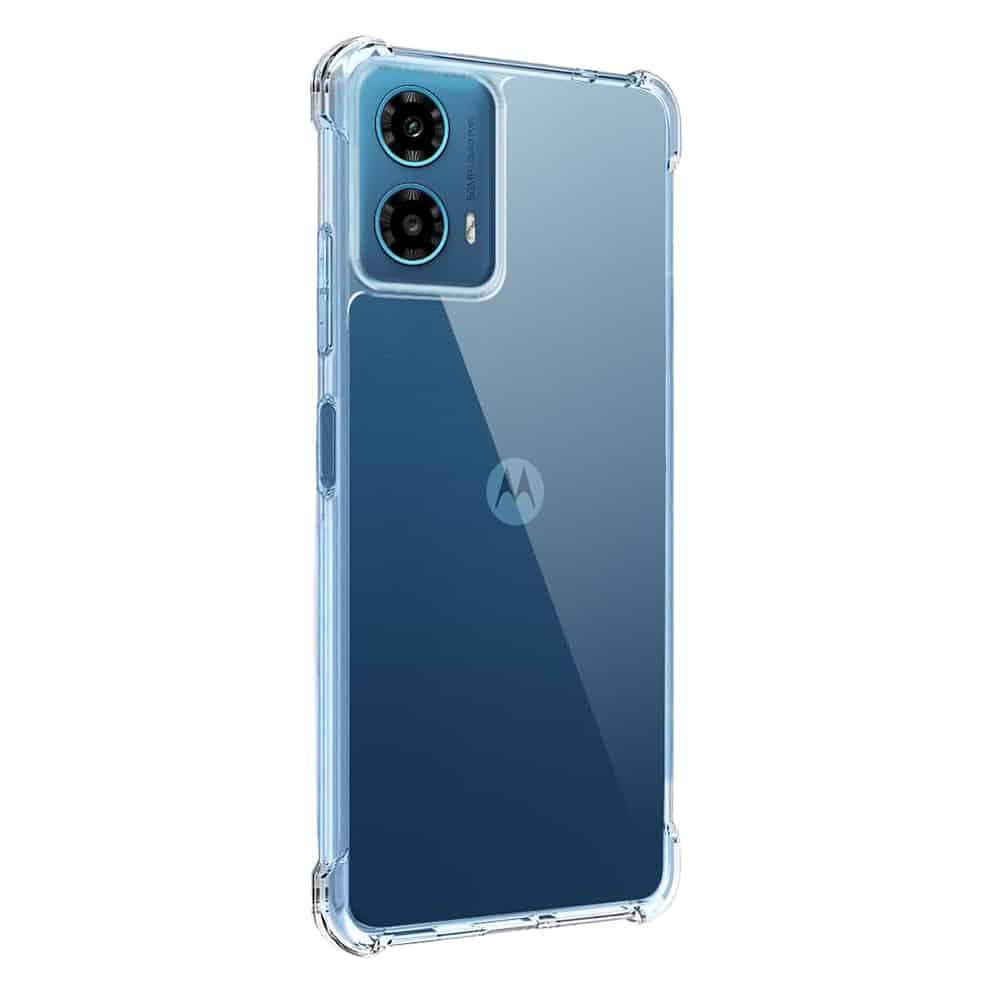 Techsuit Shockproof Clear Silicone - θήκη για Motorola Moto G34 - Διάφανο 2