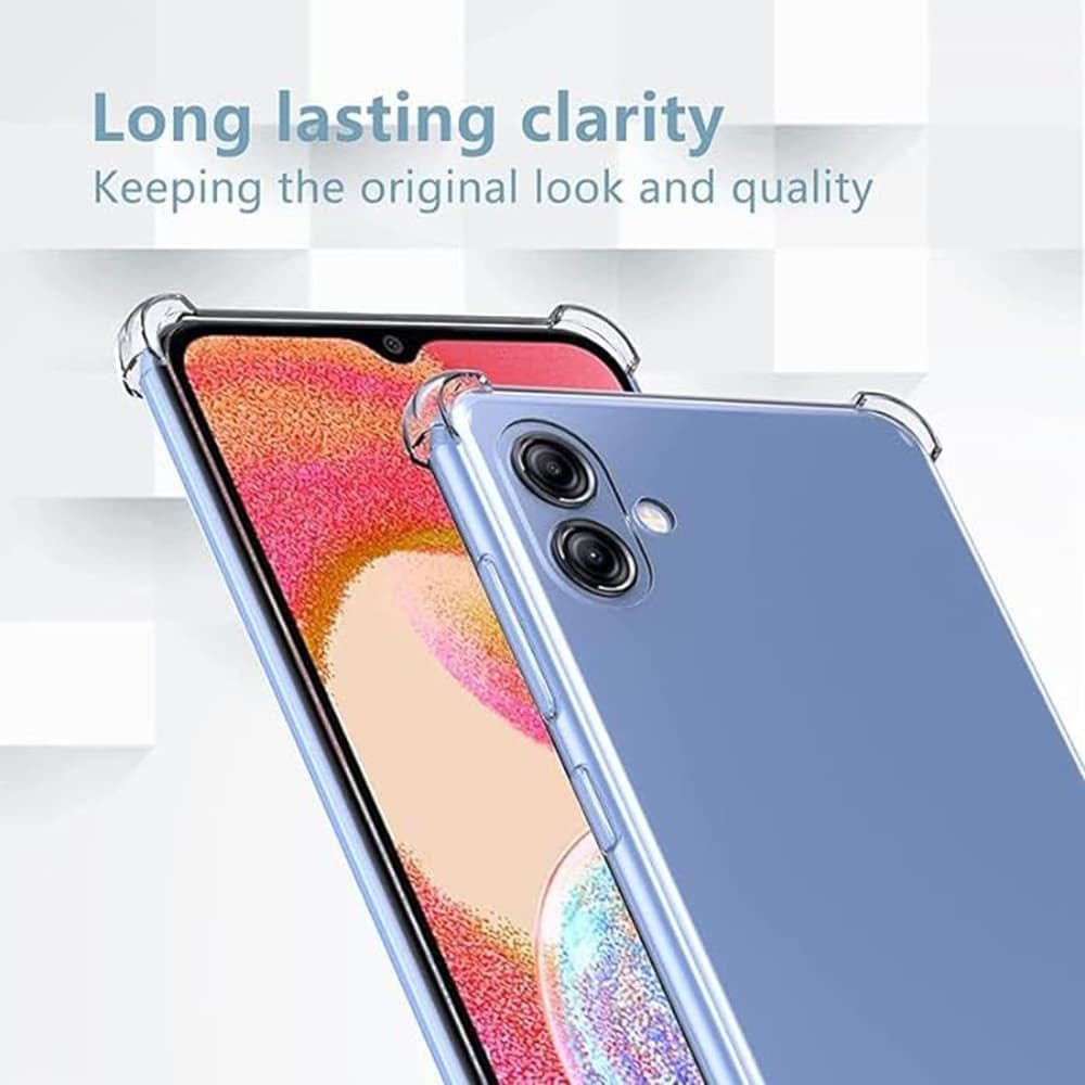 Techsuit Shockproof Clear Silicone - θήκη για Samsung Galaxy A04e - Διάφανο 3