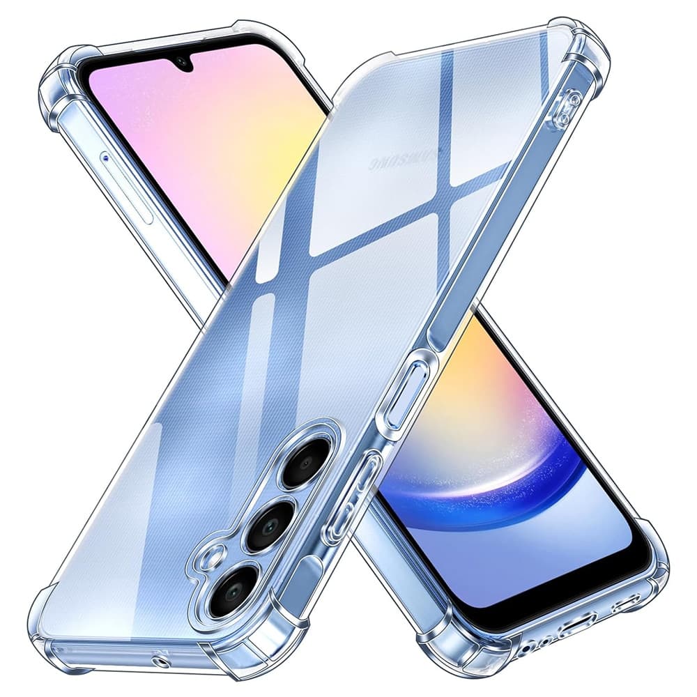 Techsuit Shockproof Clear Silicone - θήκη για Samsung Galaxy A25 - Διάφανο