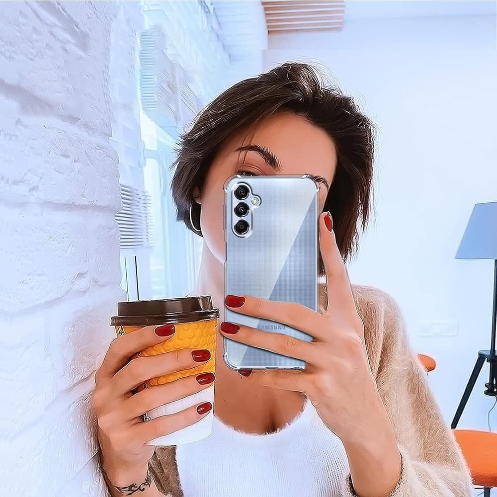 Techsuit Shockproof Clear Silicone - θήκη για Samsung Galaxy A25 - Διάφανο 6