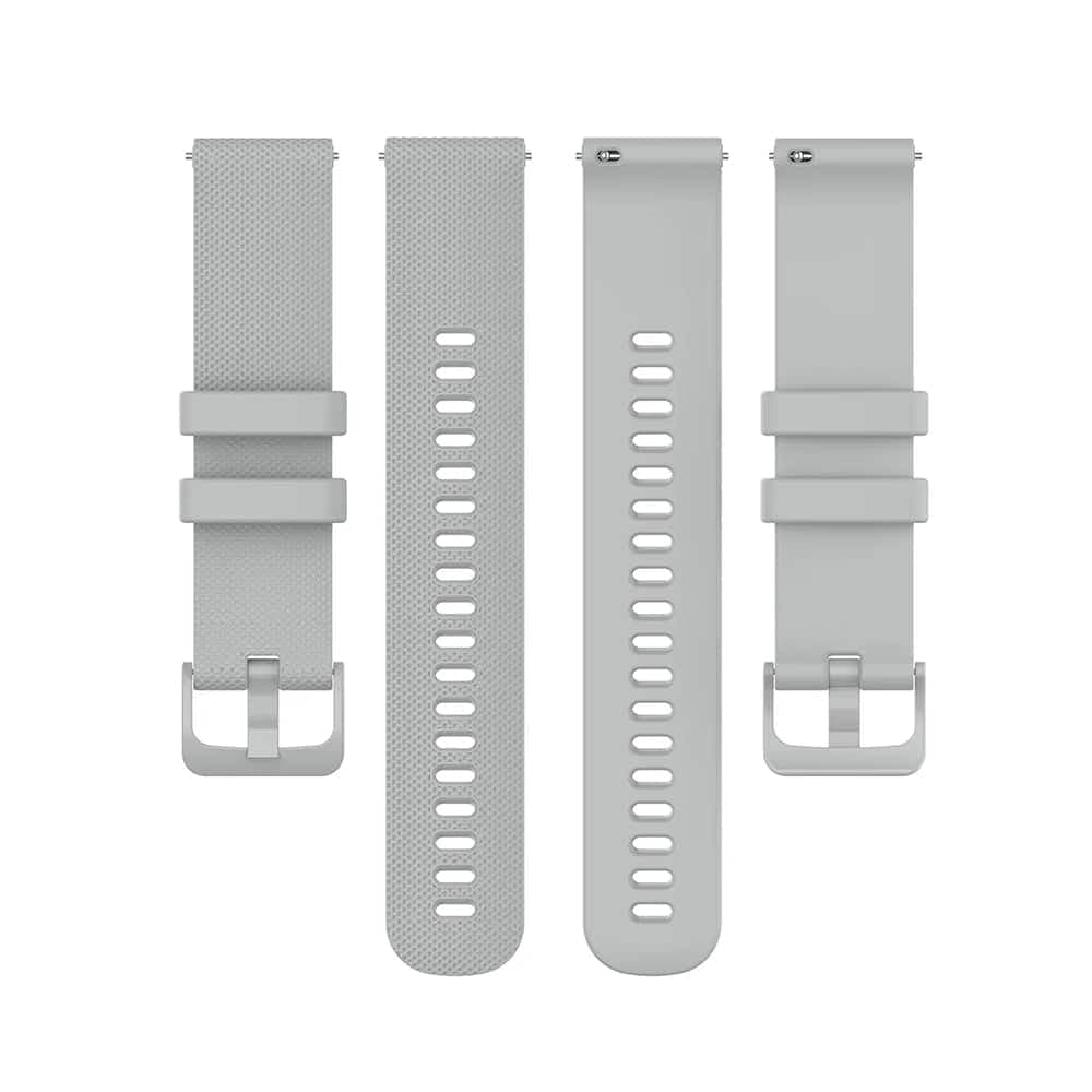 Techsuit - Watchband 20mm (W006) - Samsung Galaxy Watch 4/5/Active 2, Huawei Watch GT 3 (42mm)/GT 3 Pro (43mm) - Gray 2