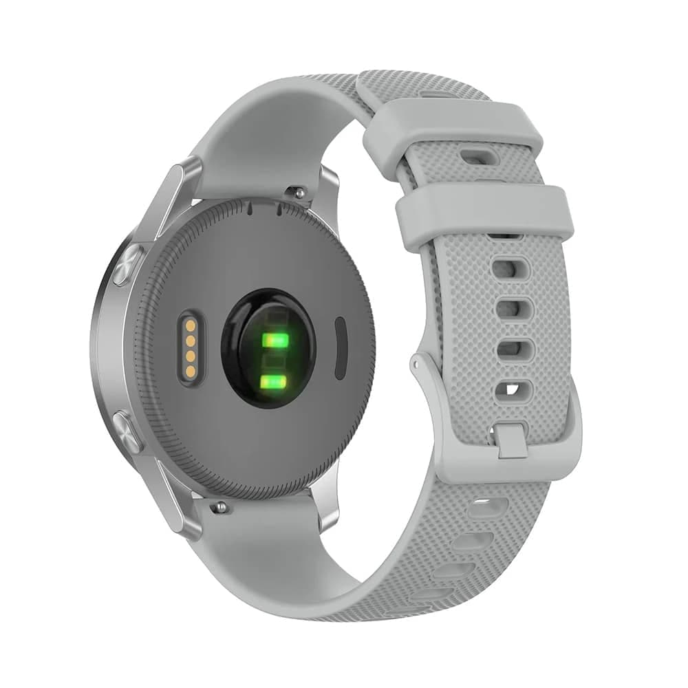 Techsuit - Watchband 20mm (W006) - Samsung Galaxy Watch 4/5/Active 2, Huawei Watch GT 3 (42mm)/GT 3 Pro (43mm) - Gray 3