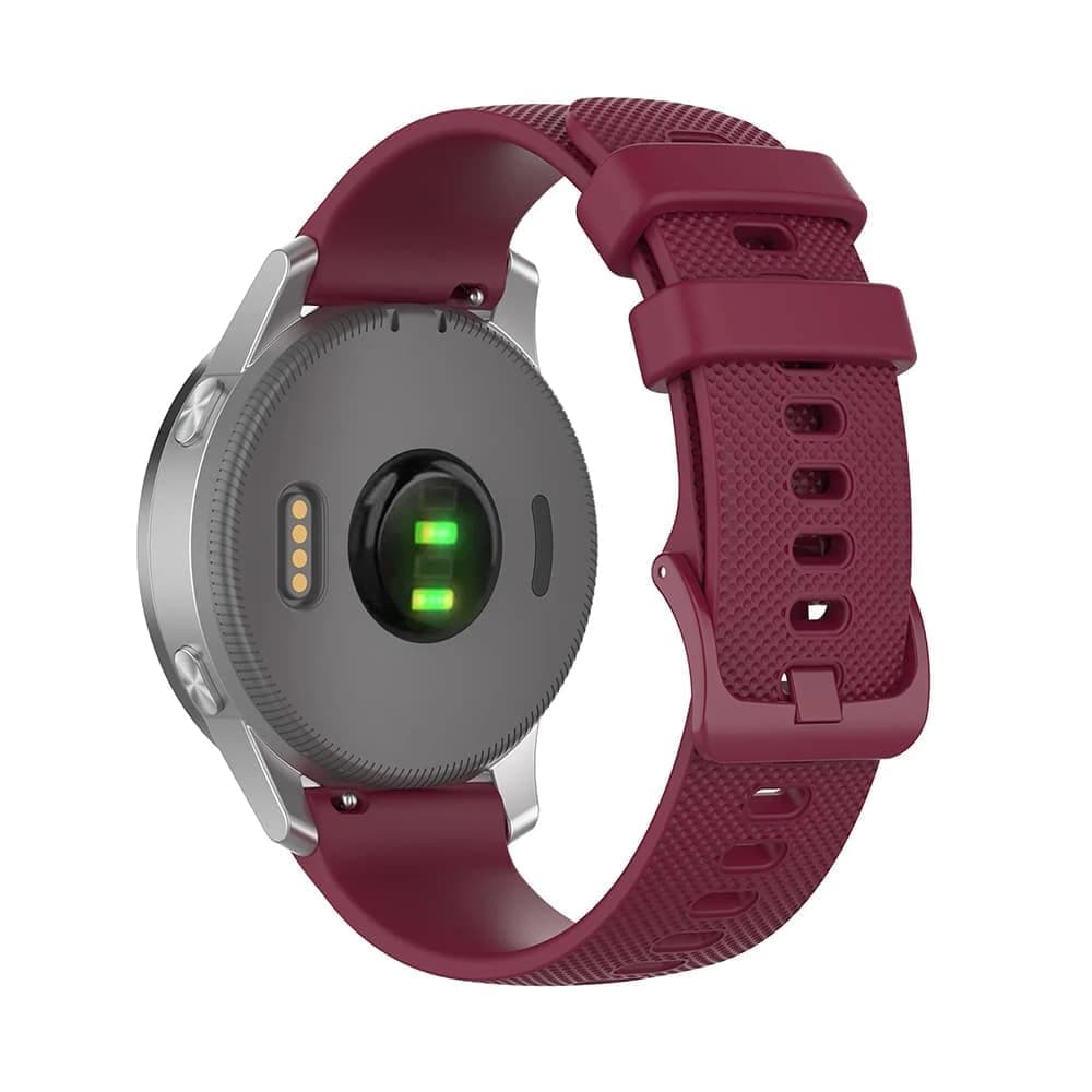 Techsuit - Watchband 22mm (W006) - Huawei Watch GT 2 (46mm)/GT 2 Pro/GT 3 Pro (46mm)/Ultimate, Xiaomi Watch S1 - Burgundy 2
