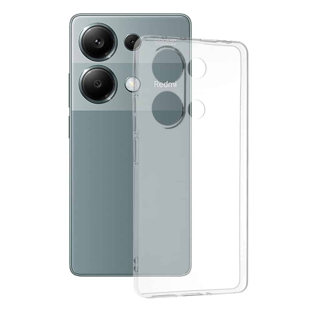 Techsuit Clear Silicone - Xiaomi Redmi Note 13 Pro 4G / Poco M6 Pro 4G - Διάφανο