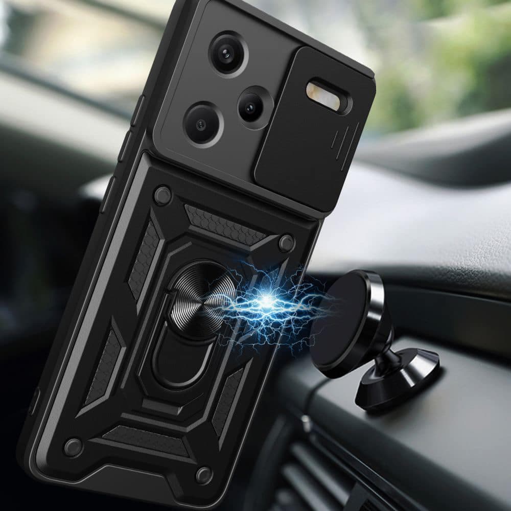 Techsuit CamShield Series - θήκη για Xiaomi Redmi Note 13 Pro+ 5G - Μαύρο 4